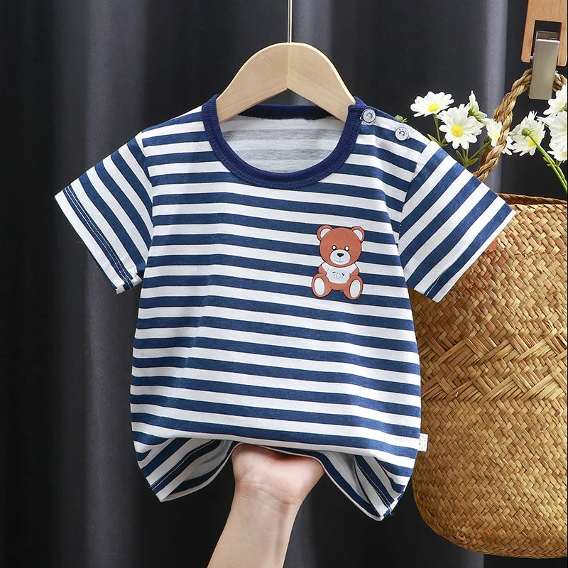 Gael Short Sleeve Cartoon Print Tees