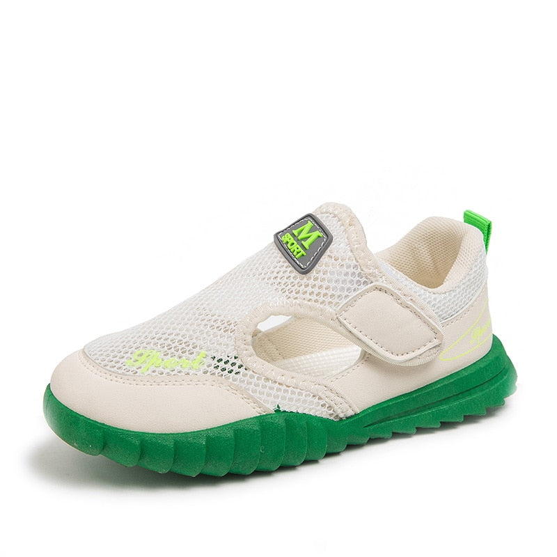 Kids Boys Lightweight Mesh Breathable Sneakers