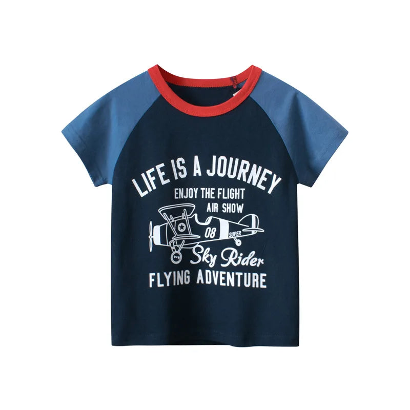 Mateo Cotton Short Sleeve Infant Tees