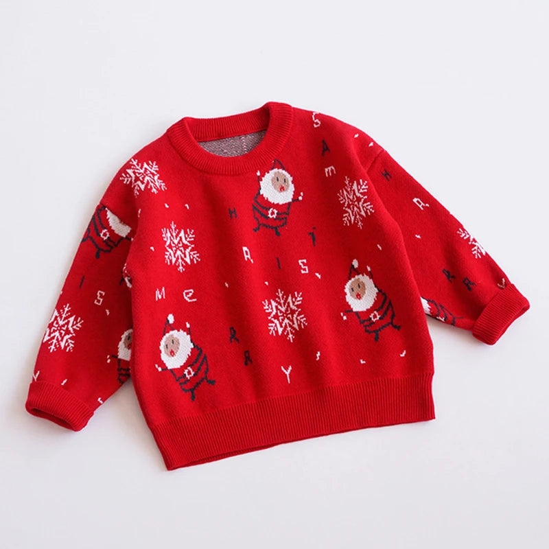 Sandro Christmas Santa Claus Pullover Sweater