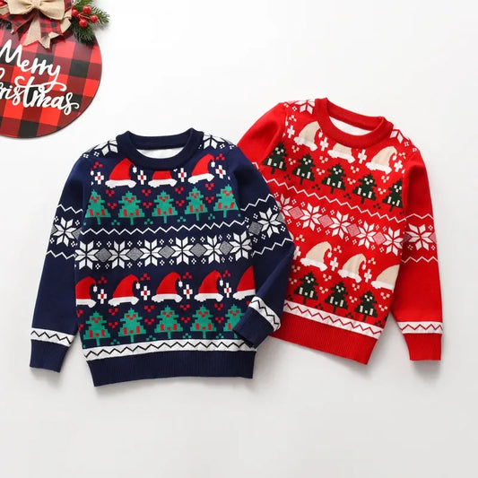 Sanson Round Neck Pullover Warm Sweaters - GuGuTon baby store - Baby Fashion - Toddlers Outfits - Babies Outfits - Toddler Clothes - Kids Clothing - Newborn Clothes - Newborn Wear - Kids Wear - Trending Clothes - Trending Outfits - Fall Fashion - Winter Fashion - Girls Clothes - Boys Clothes - Babies Wear - Kids Accessories - KidsWear - Summer Clothes - Summer Fashion - Summer Trend - Falls Sweaters - Tops - Bottom - Jeans - Blouse - Dresses - Newborn Dresses - Toys