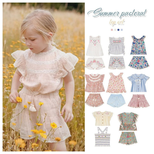 Elizabeth New Girls Suspender T-shirt Children's Lace - GuGuTon baby store - Baby Fashion - Toddlers Outfits - Babies Outfits - Toddler Clothes - Kids Clothing - Newborn Clothes - Newborn Wear - Kids Wear - Trending Clothes - Trending Outfits - Fall Fashion - Winter Fashion - Girls Clothes - Boys Clothes - Babies Wear - Kids Accessories - KidsWear - Summer Clothes - Summer Fashion - Summer Trend - Falls Sweaters - Tops - Bottom - Jeans - Blouse - Dresses - Newborn Dresses - Toys