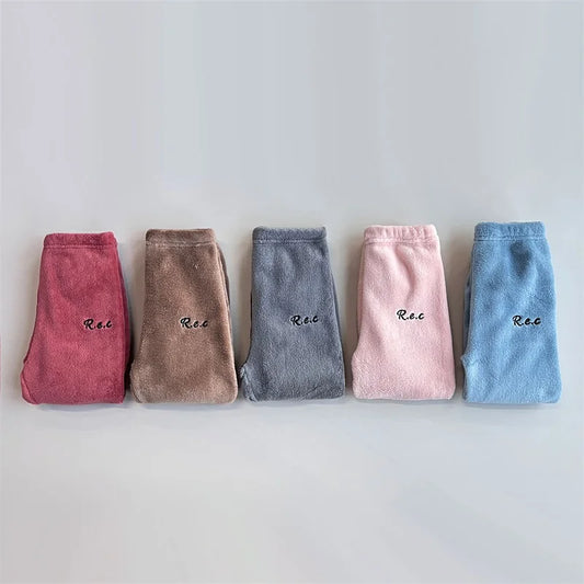 Biel Solid Thick Warm Trousers Fall Children Elastic Waist - GuGuTon baby store - Baby Fashion - Toddlers Outfits - Babies Outfits - Toddler Clothes - Kids Clothing - Newborn Clothes - Newborn Wear - Kids Wear - Trending Clothes - Trending Outfits - Fall Fashion - Winter Fashion - Girls Clothes - Boys Clothes - Babies Wear - Kids Accessories - KidsWear - Summer Clothes - Summer Fashion - Summer Trend - Falls Sweaters - Tops - Bottom - Jeans - Blouse - Dresses - Newborn Dresses - Toys