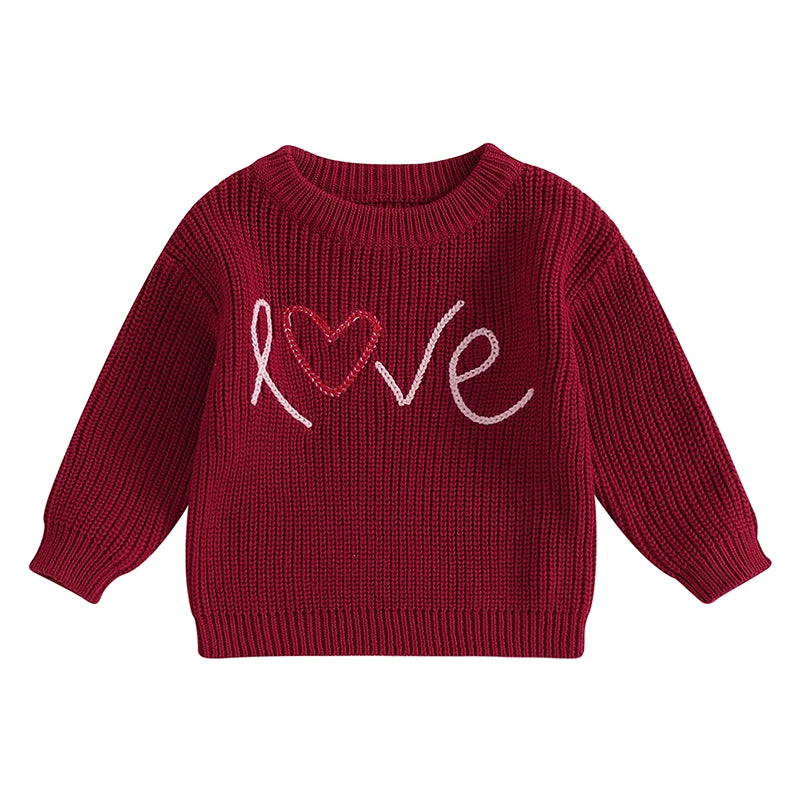 George Valentine's Day Knit Sweater