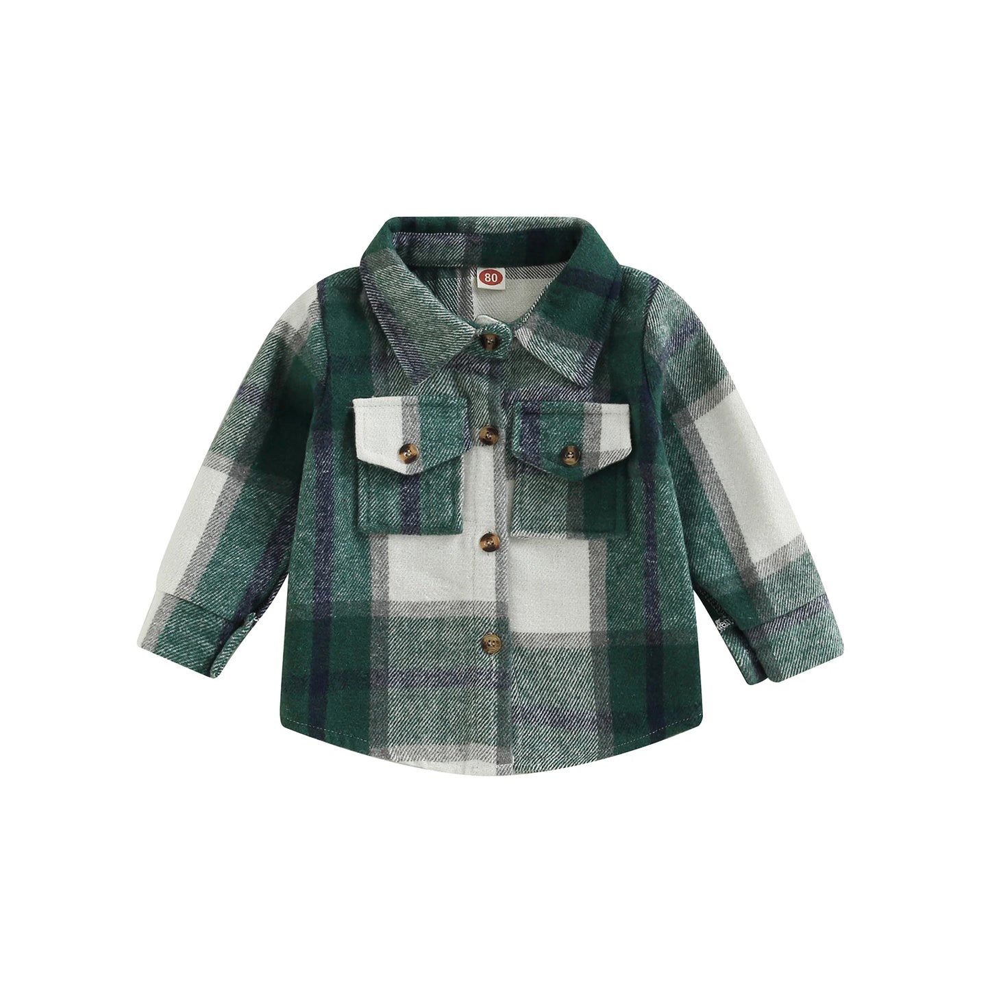 Albert Button Down Kids Long Sleeve Shirt
