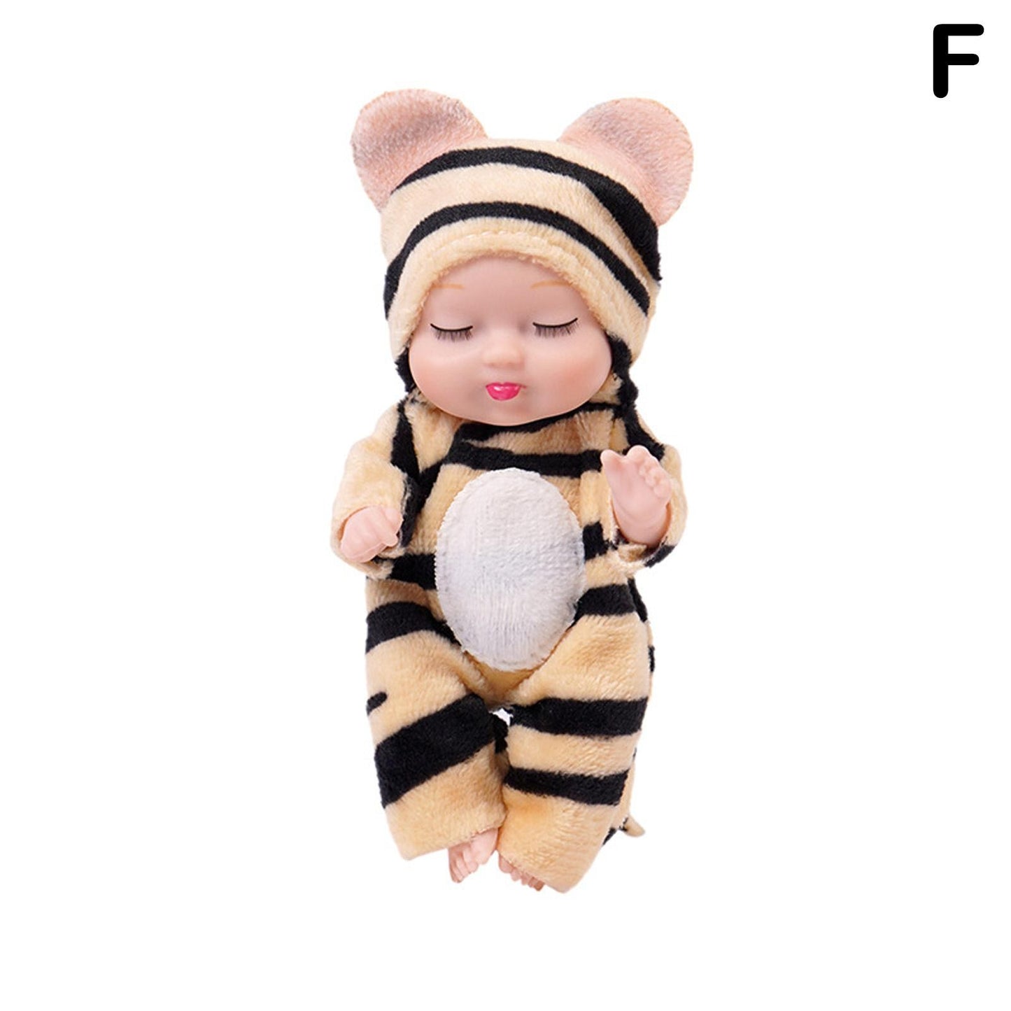 Rebirth Sleeping Simulated Moveable Joints Mini Soothe Cute Sleep Baby Dolls - GuGuTon