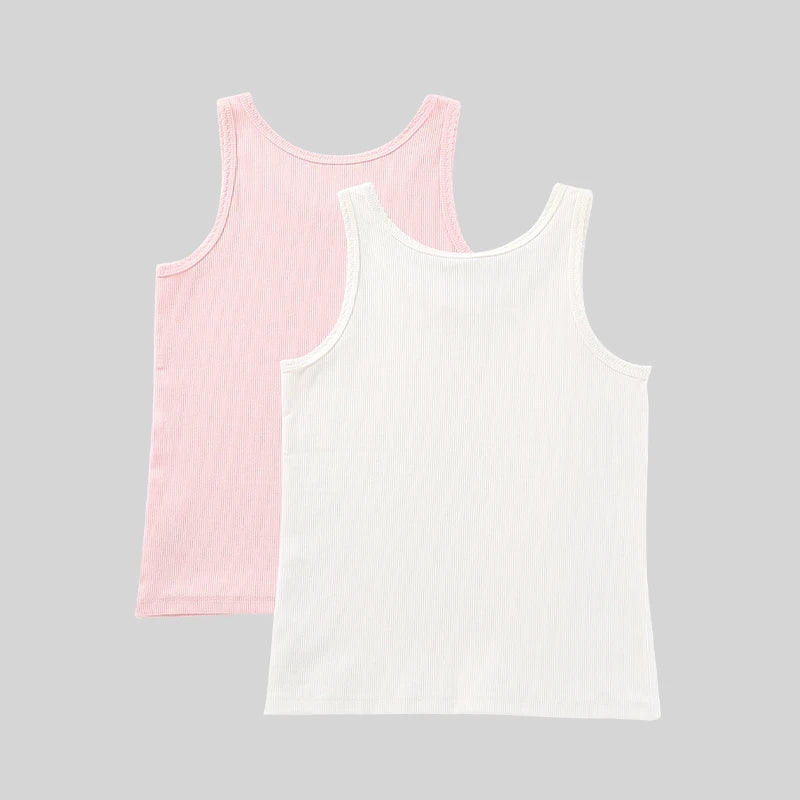 Mia Summer Sleeveless Tank Tops Kids Letter Print Undershirt