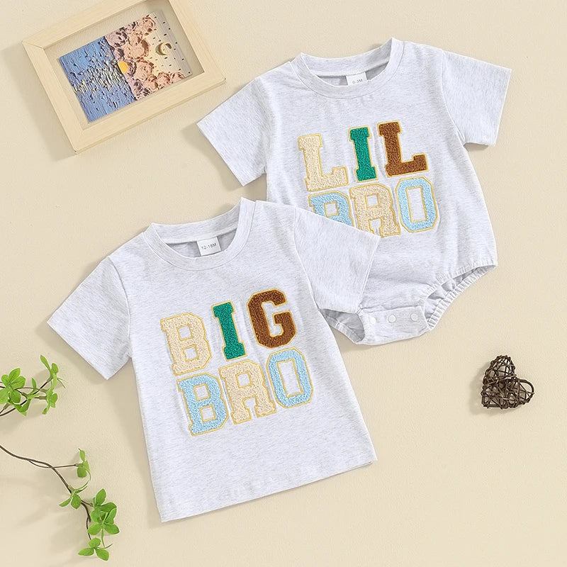 Troy Letter Crewneck Short Sleeve Tees