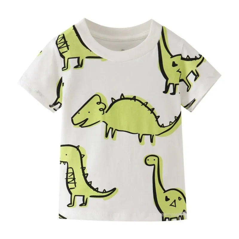 Richard Cartoon Printed Short Sleeve Tees