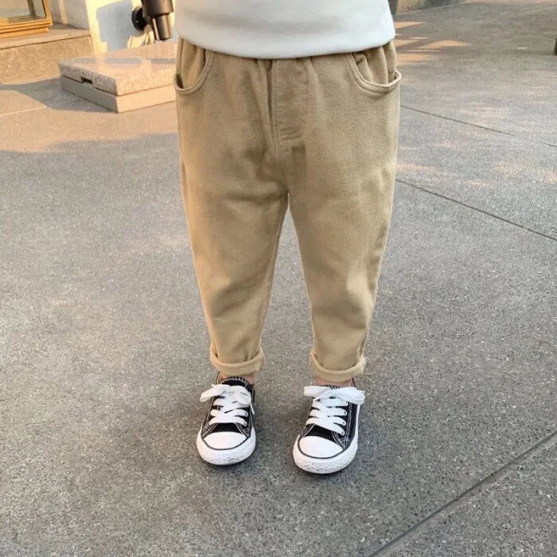 Arnau Kids Children Pants Elastic Waist Straigh - GuGuTon baby store - Baby Fashion - Toddlers Outfits - Babies Outfits - Toddler Clothes - Kids Clothing - Newborn Clothes - Newborn Wear - Kids Wear - Trending Clothes - Trending Outfits - Fall Fashion - Winter Fashion - Girls Clothes - Boys Clothes - Babies Wear - Kids Accessories - KidsWear - Summer Clothes - Summer Fashion - Summer Trend - Falls Sweaters - Tops - Bottom - Jeans - Blouse - Dresses - Newborn Dresses - Toys