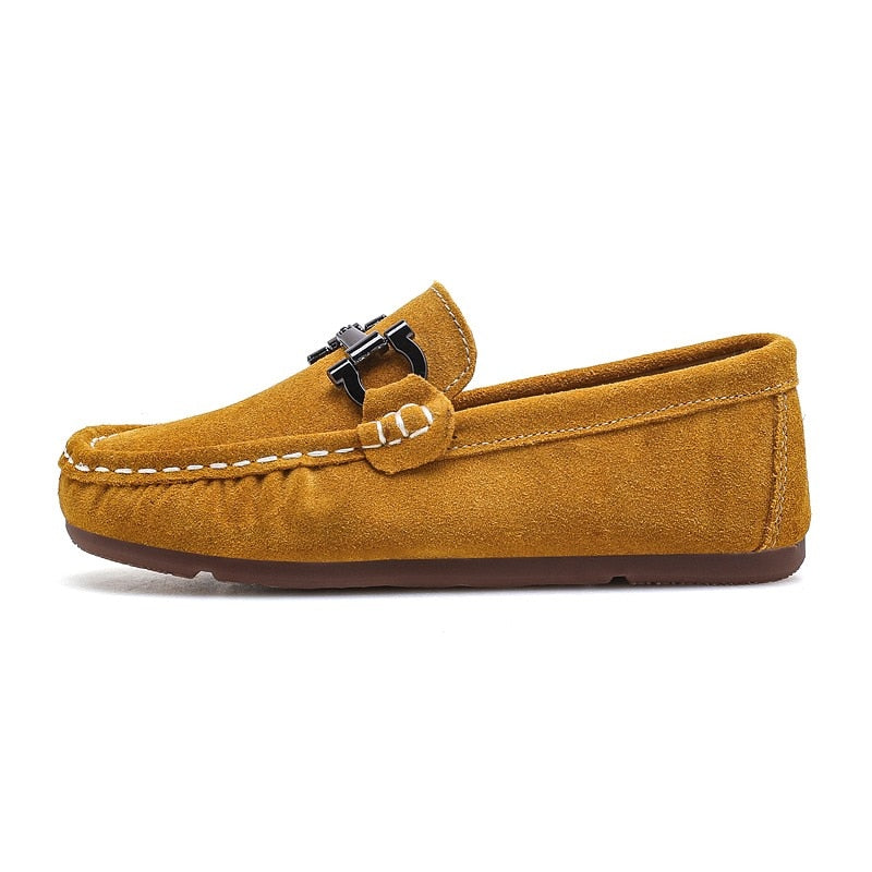 Children Shoes Boys Leather Flats Luxury Fashion