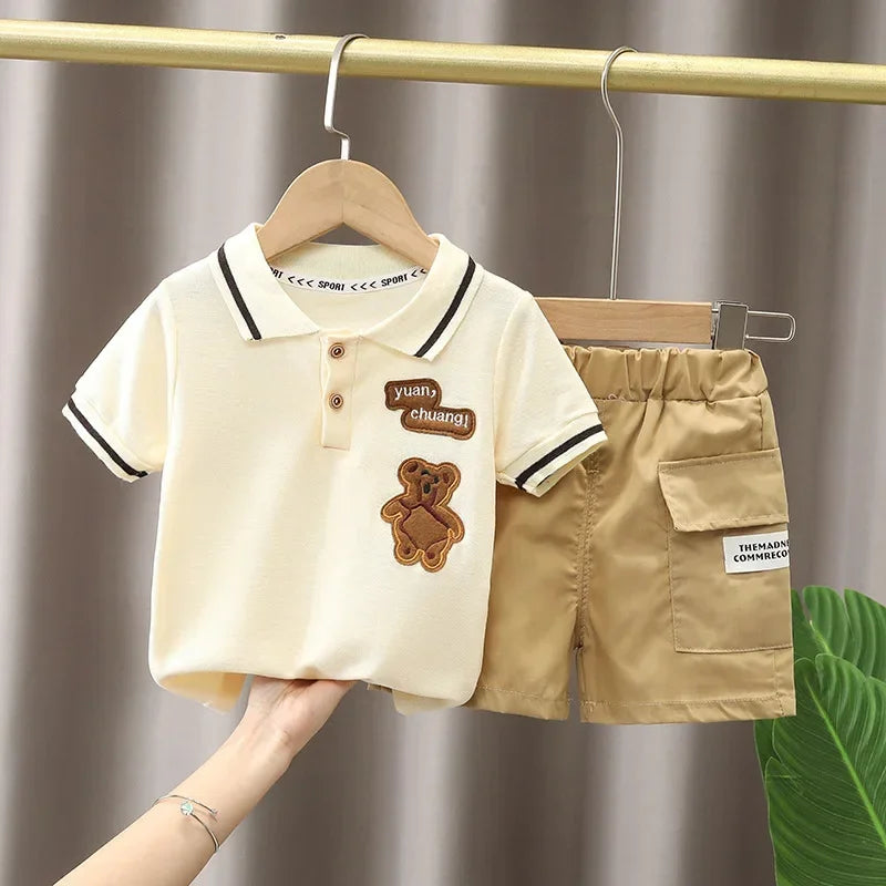 Children Clothing Sets for Boys - Summer Cotton Tees