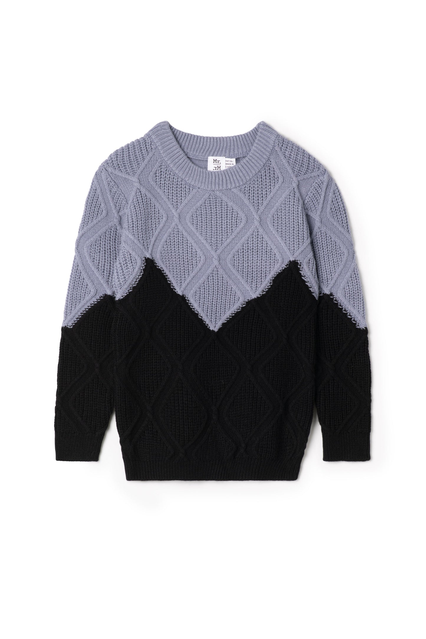 Amarfis Diamond Knit Sweater
