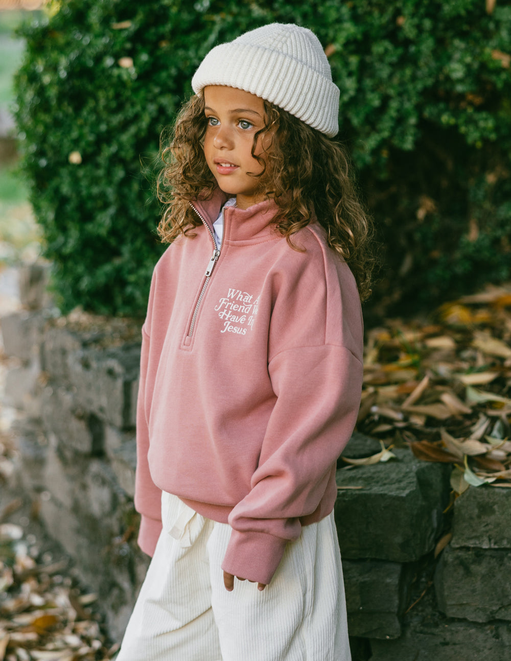 Kenia What a Friend in Jesus Kids Half-Zip
