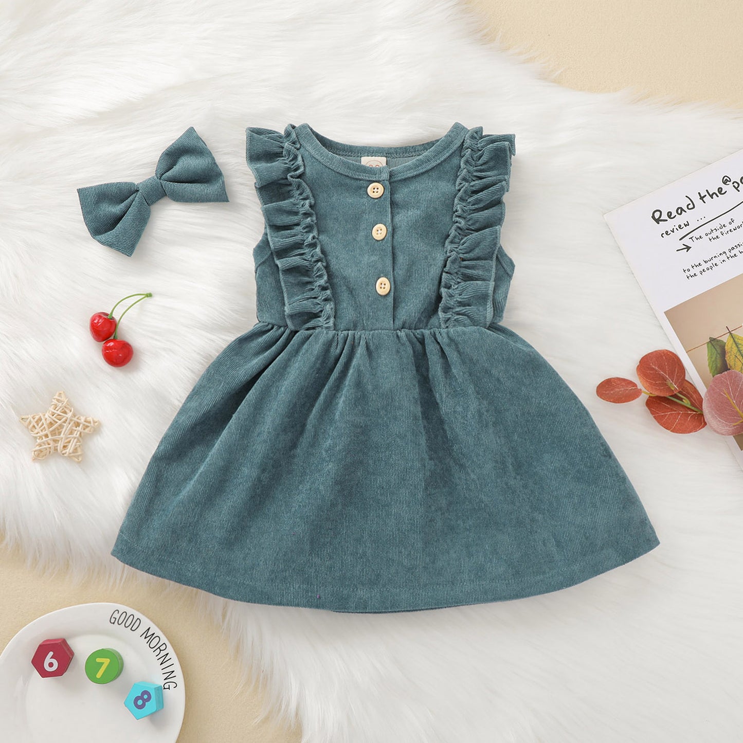 Yolanda Summer Lovely Baby Dresses Kids Girls