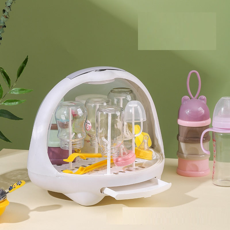 Baby Cutlery Bottle Storage Box Drain Rack - GuGuTon