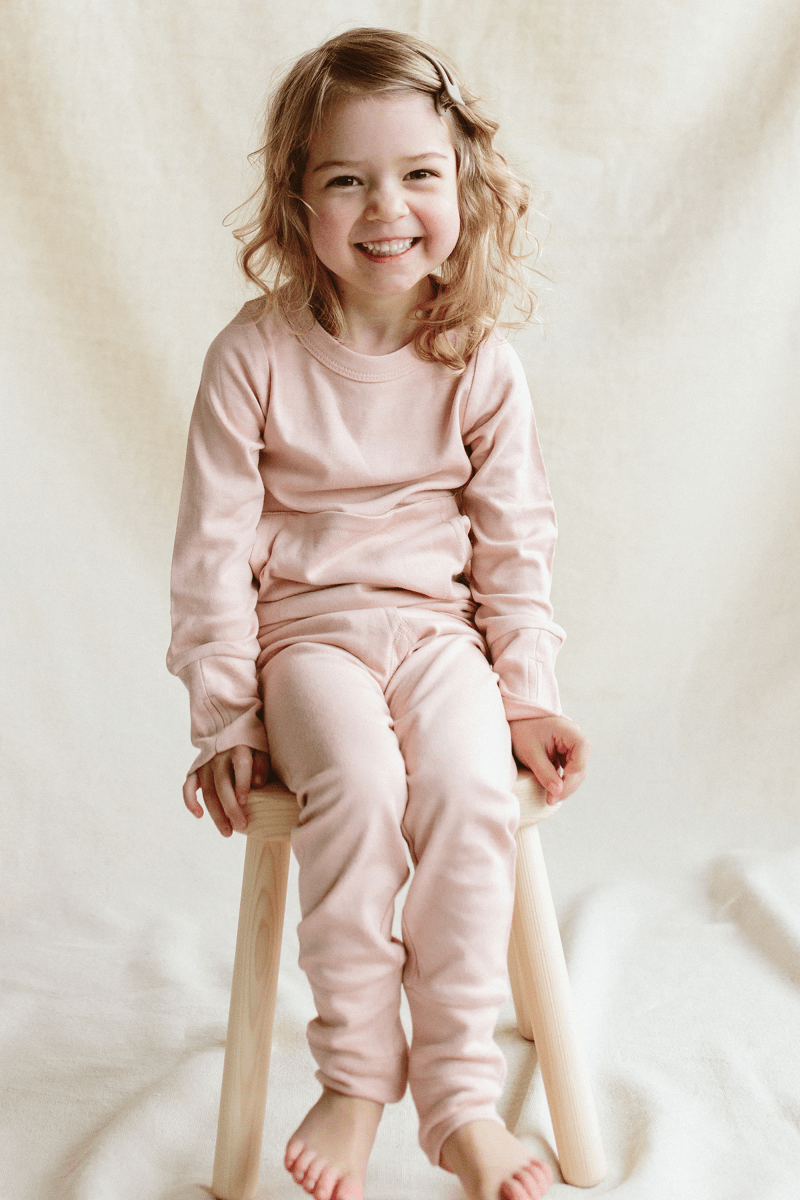 Ivannia All Day Jogger Matching Rose Set