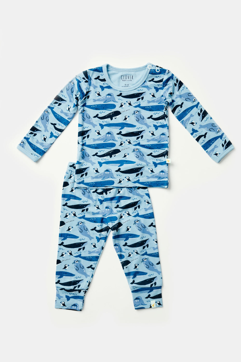 Graham Long Sleeve Pajama Set - Ocean Animals - GuGuTon baby store - Baby Fashion - Toddlers Outfits - Babies Outfits - Toddler Clothes - Kids Clothing - Newborn Clothes - Newborn Wear - Kids Wear - Trending Clothes - Trending Outfits - Fall Fashion - Winter Fashion - Girls Clothes - Boys Clothes - Babies Wear - Kids Accessories - KidsWear - Summer Clothes - Summer Fashion - Summer Trend - Falls Sweaters - Tops - Bottom - Jeans - Blouse - Dresses - Newborn Dresses - Toys