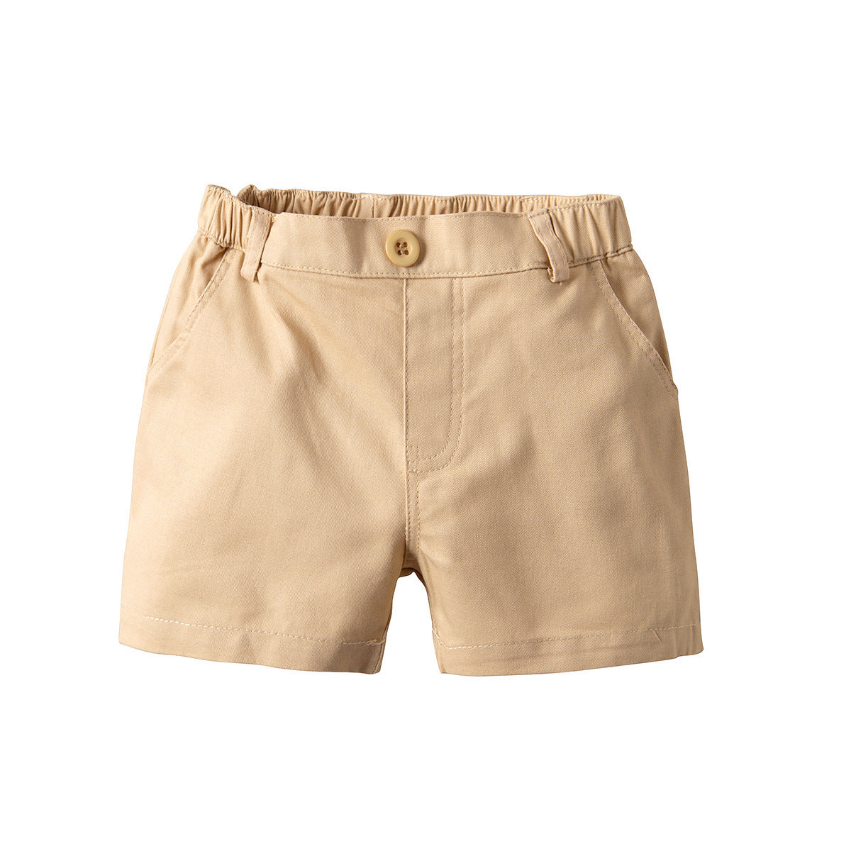 Frank Boy Baby Solid Color Casual Cotton Shorts