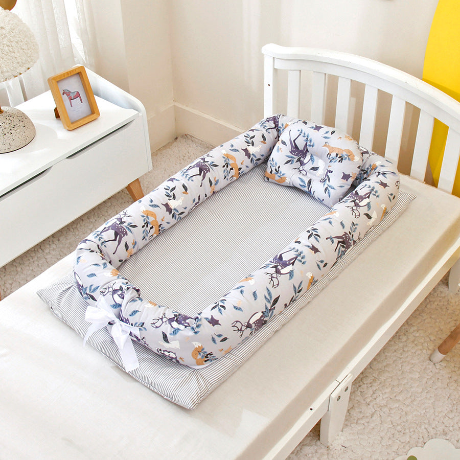 Cotton Portable Bed Is Removable And Washable
