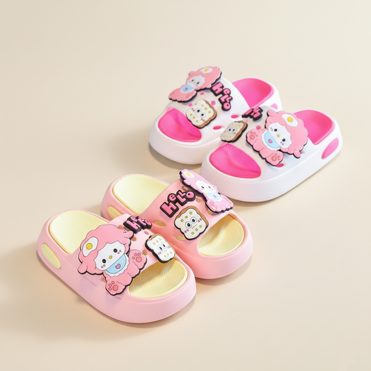 Cartoon Slippers Soft-Soled and Non-Slip Ages 2-10