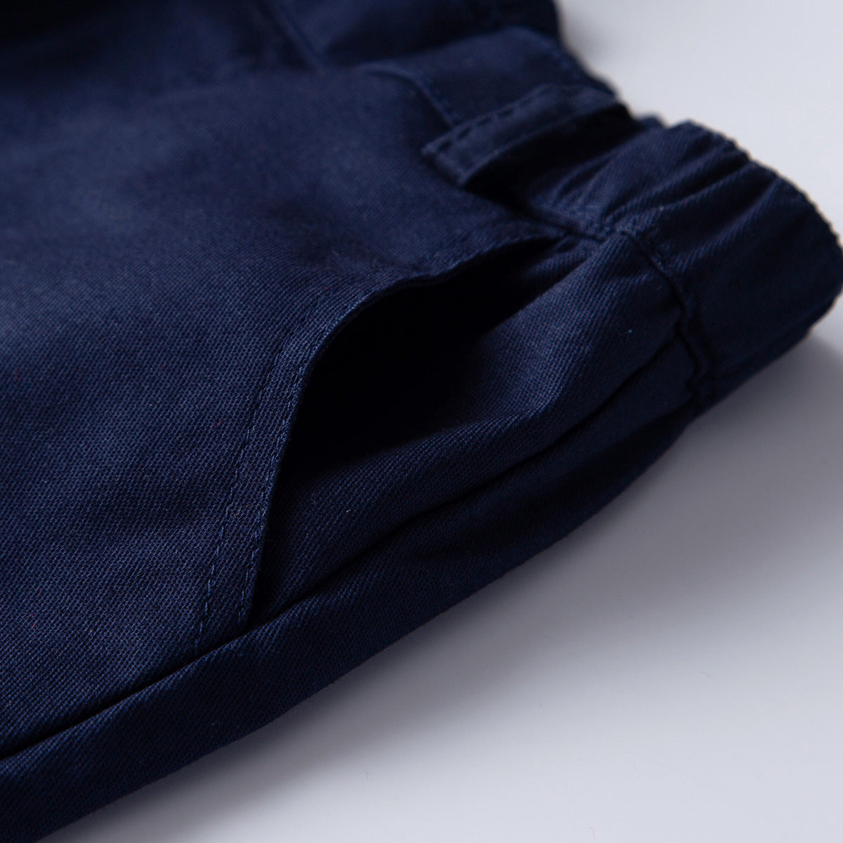 Frank Boy Baby Solid Color Casual Cotton Shorts