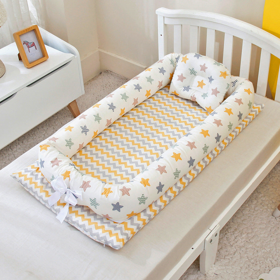 Cotton Portable Bed Is Removable And Washable