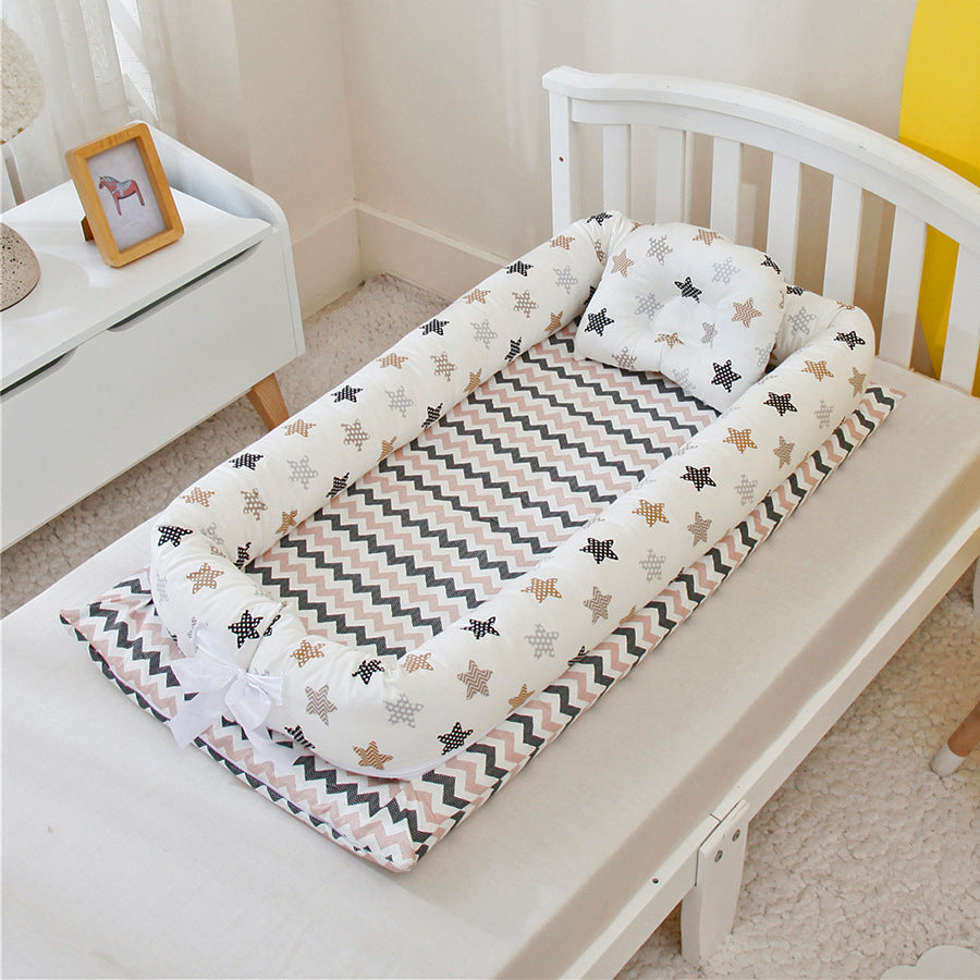 Cotton Portable Bed Is Removable And Washable