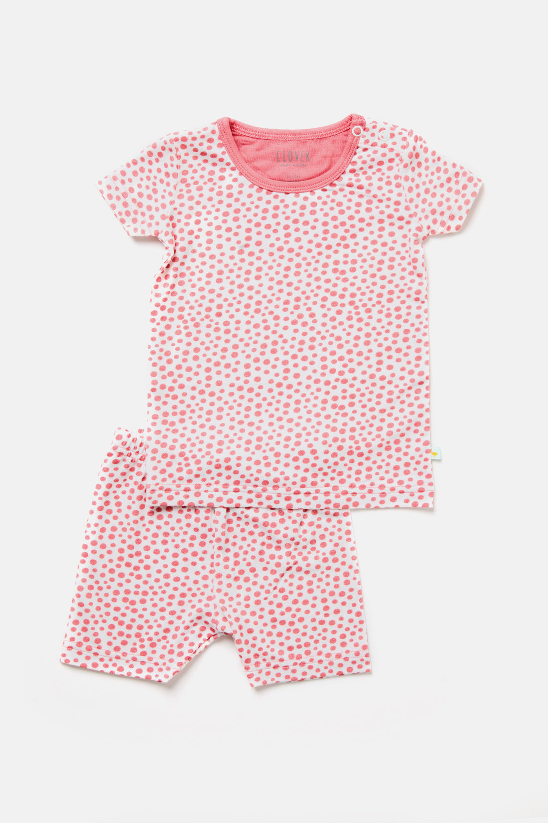 Noah Shorts Pajama Set - Coral Dots - GuGuTon baby store - Baby Fashion - Toddlers Outfits - Babies Outfits - Toddler Clothes - Kids Clothing - Newborn Clothes - Newborn Wear - Kids Wear - Trending Clothes - Trending Outfits - Fall Fashion - Winter Fashion - Girls Clothes - Boys Clothes - Babies Wear - Kids Accessories - KidsWear - Summer Clothes - Summer Fashion - Summer Trend - Falls Sweaters - Tops - Bottom - Jeans - Blouse - Dresses - Newborn Dresses - Toys