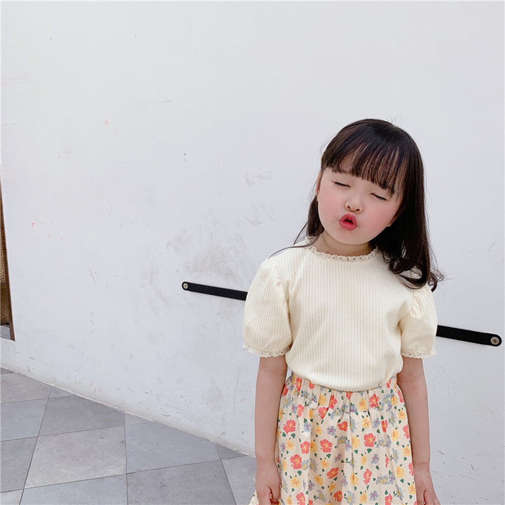 Olivia Bluse Small Clothing Girls Lace Sleeves