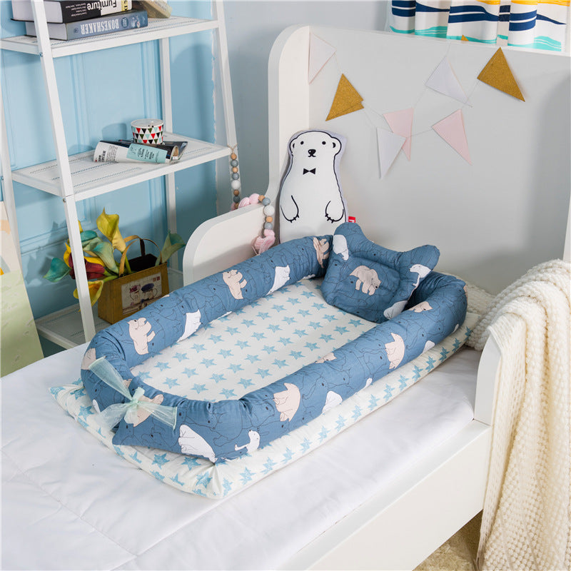Cotton Portable Bed Is Removable And Washable