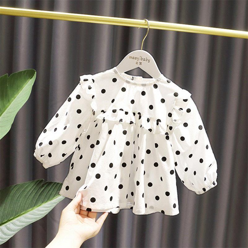 Laura Comfortable Polka Dot Baby Girl Blouse