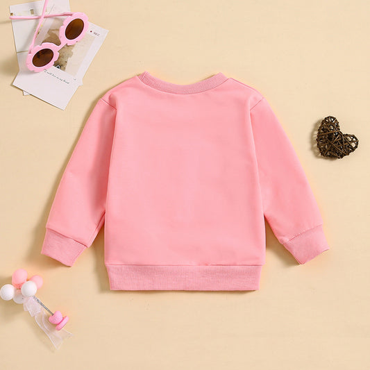 Lily Girls' Letter Towel Embroidered Sweater - GuGuTon baby store - Baby Fashion - Toddlers Outfits - Babies Outfits - Toddler Clothes - Kids Clothing - Newborn Clothes - Newborn Wear - Kids Wear - Trending Clothes - Trending Outfits - Fall Fashion - Winter Fashion - Girls Clothes - Boys Clothes - Babies Wear - Kids Accessories - KidsWear - Summer Clothes - Summer Fashion - Summer Trend - Falls Sweaters - Tops - Bottom - Jeans - Blouse - Dresses - Newborn Dresses - Toys