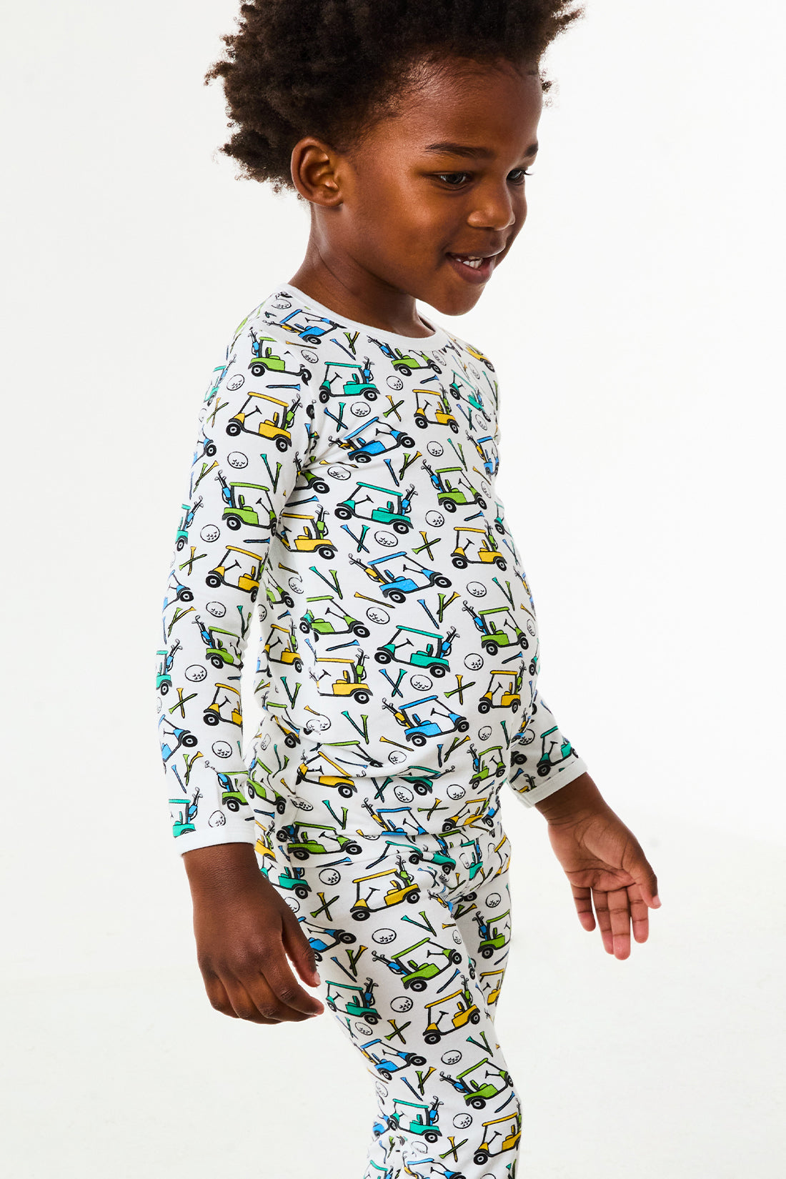Ezra Long Sleeve Pajama Set - Golf