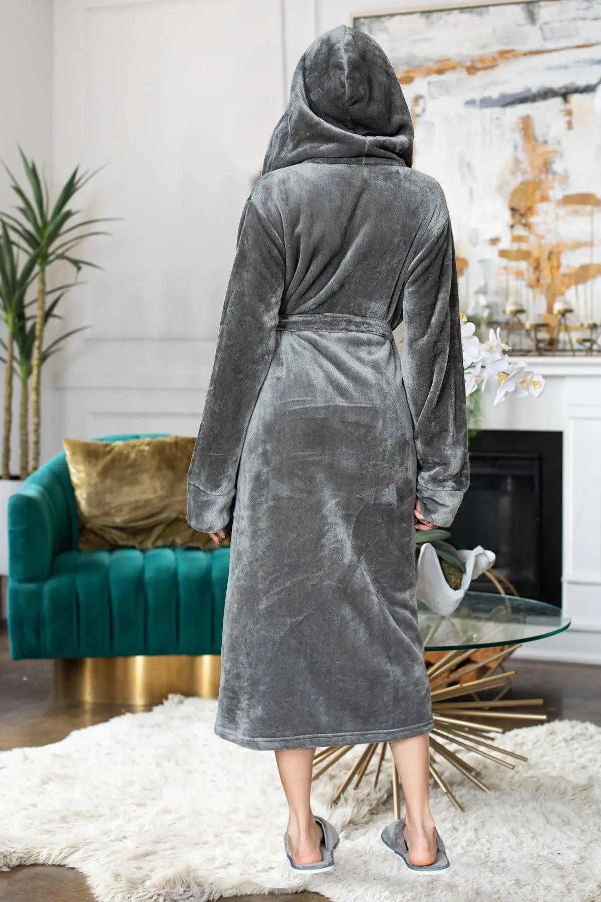 Jessica Plush Hooded Robe - Spa-Worthy Comfort at Home