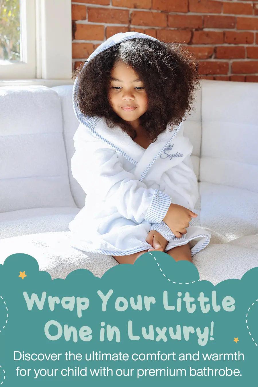 Kayla Kids Plush Robe – Ultra Soft, Safe & Cozy for Toddlers & Kids