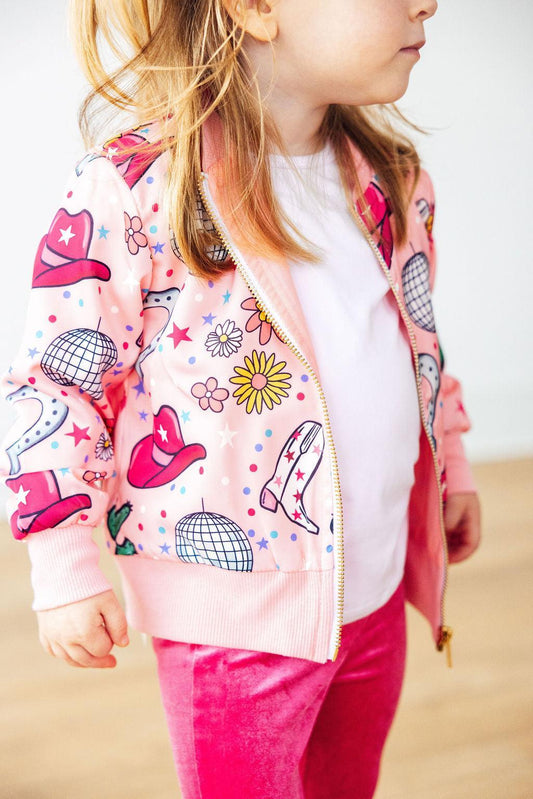 Franelis Boots & Bling Satin Jacket