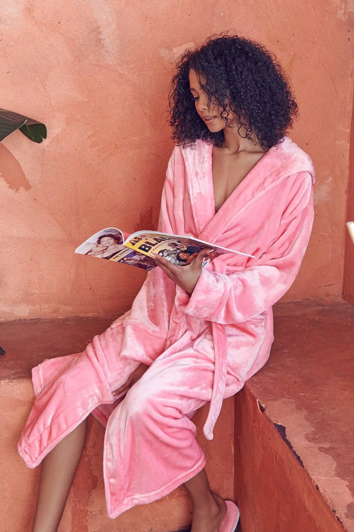 Jessica Plush Hooded Robe - Spa-Worthy Comfort at Home