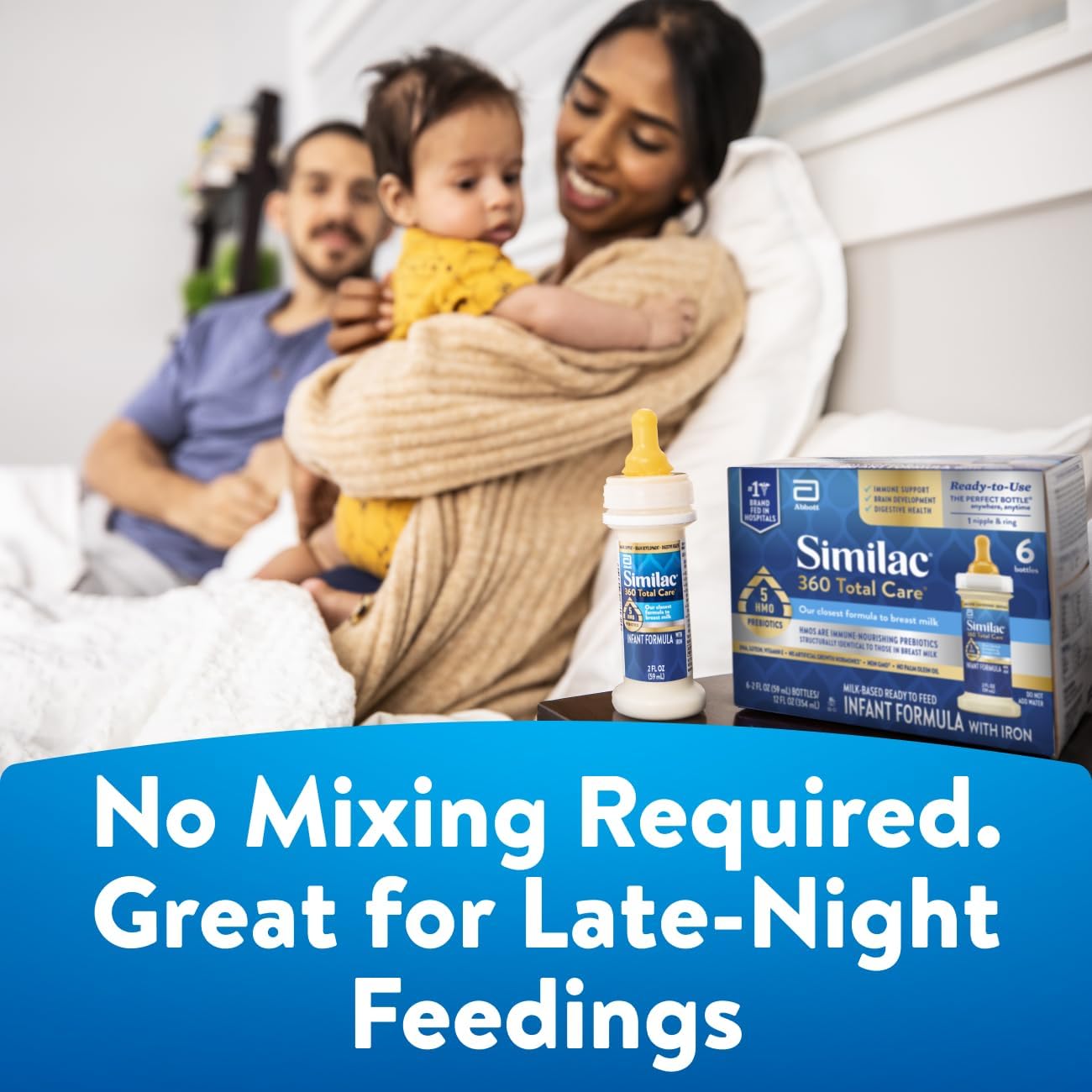 Similac 360 Total Care Infant Formula, Has 5 HMO Prebiotics
