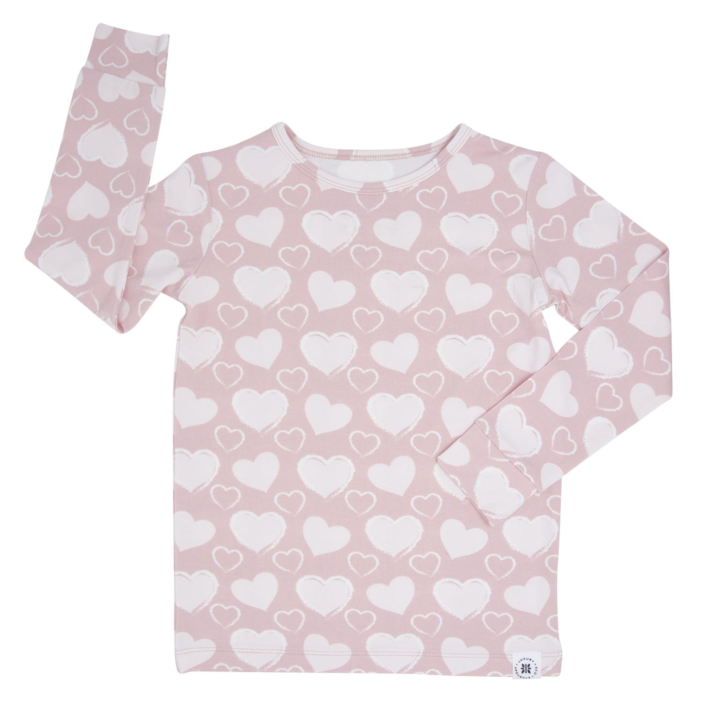 So Much Love Big Kid Pajama Set