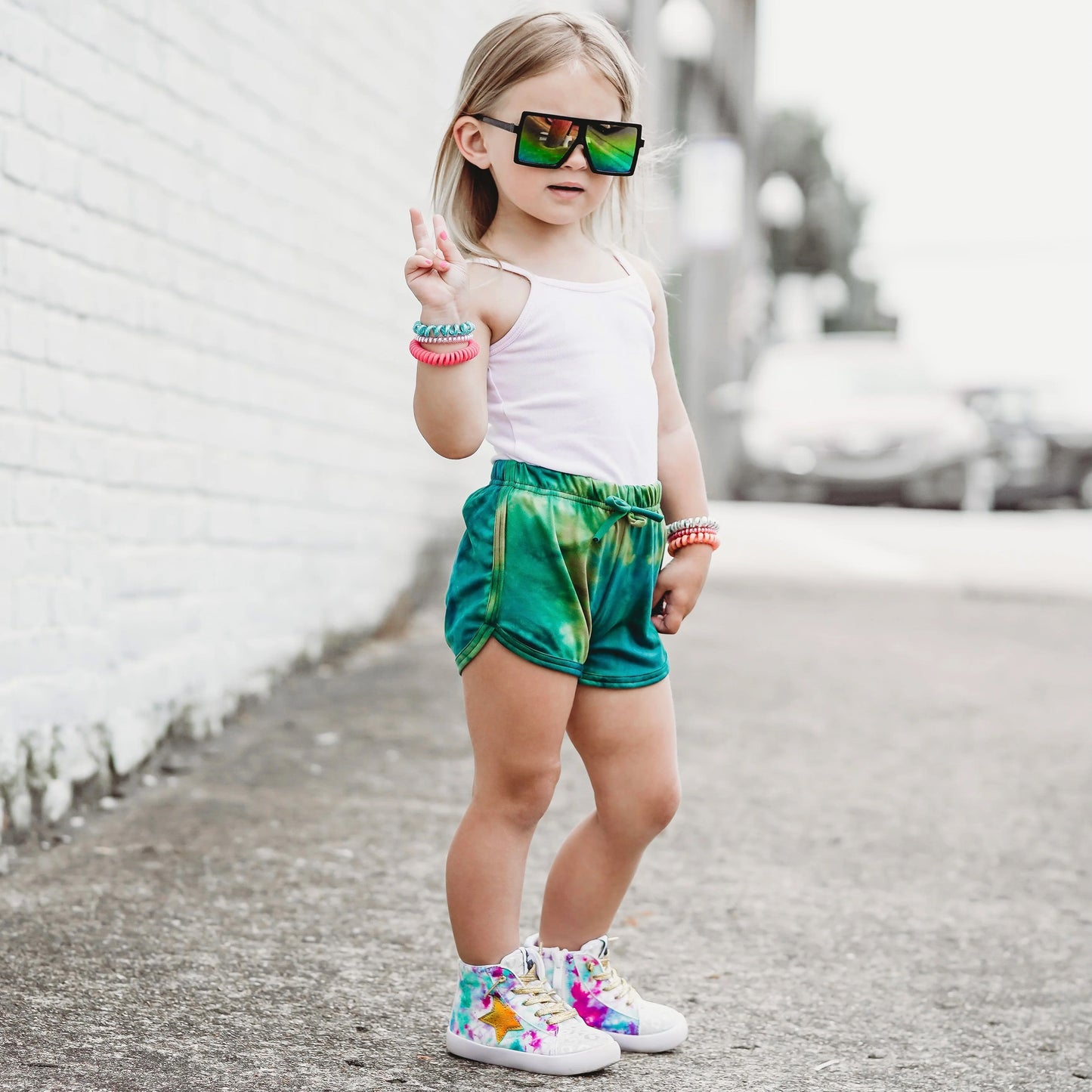 Avery Metallic Glitter Sneakers for Fashionable Style