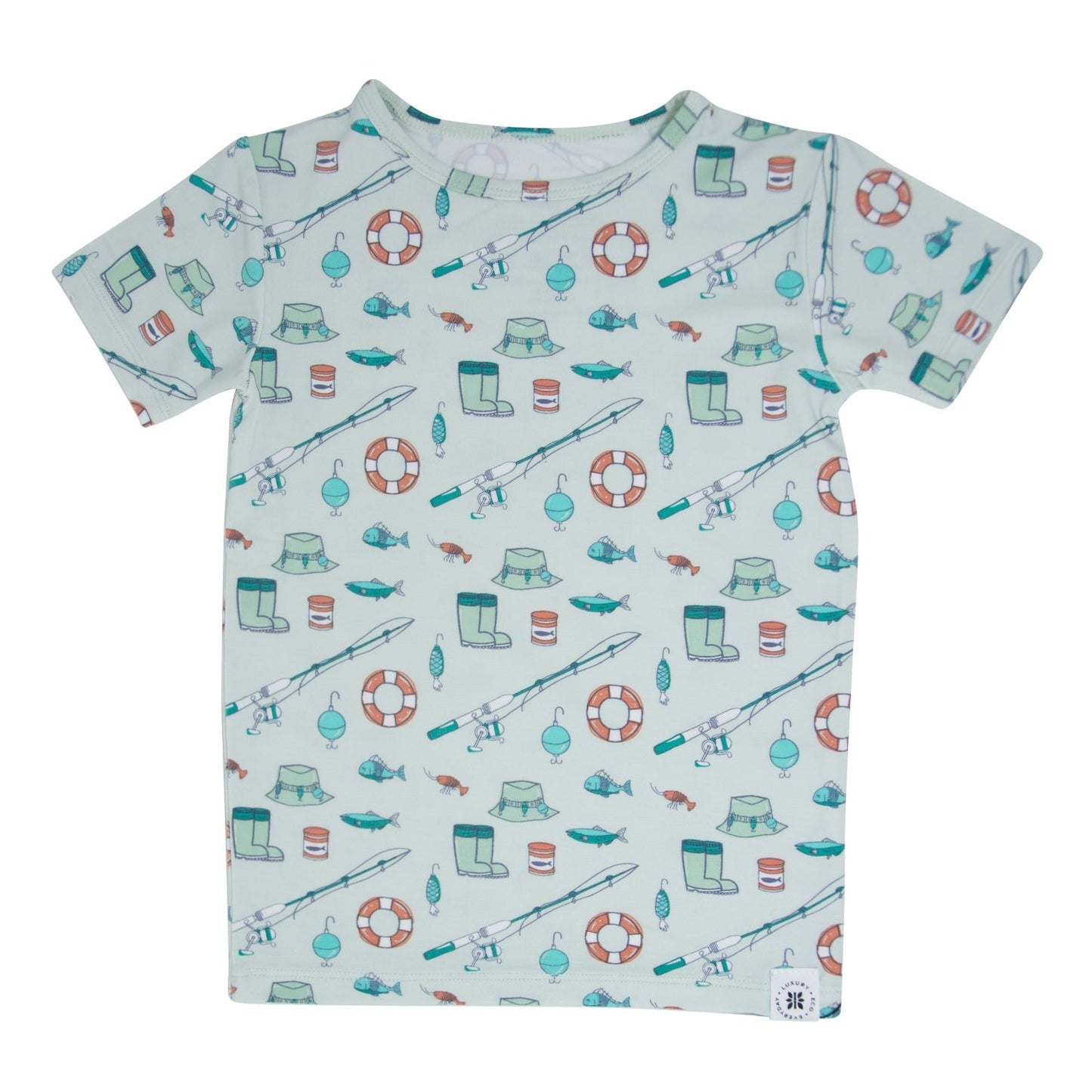 Anuel Fishing Poles Summer Pajama Set