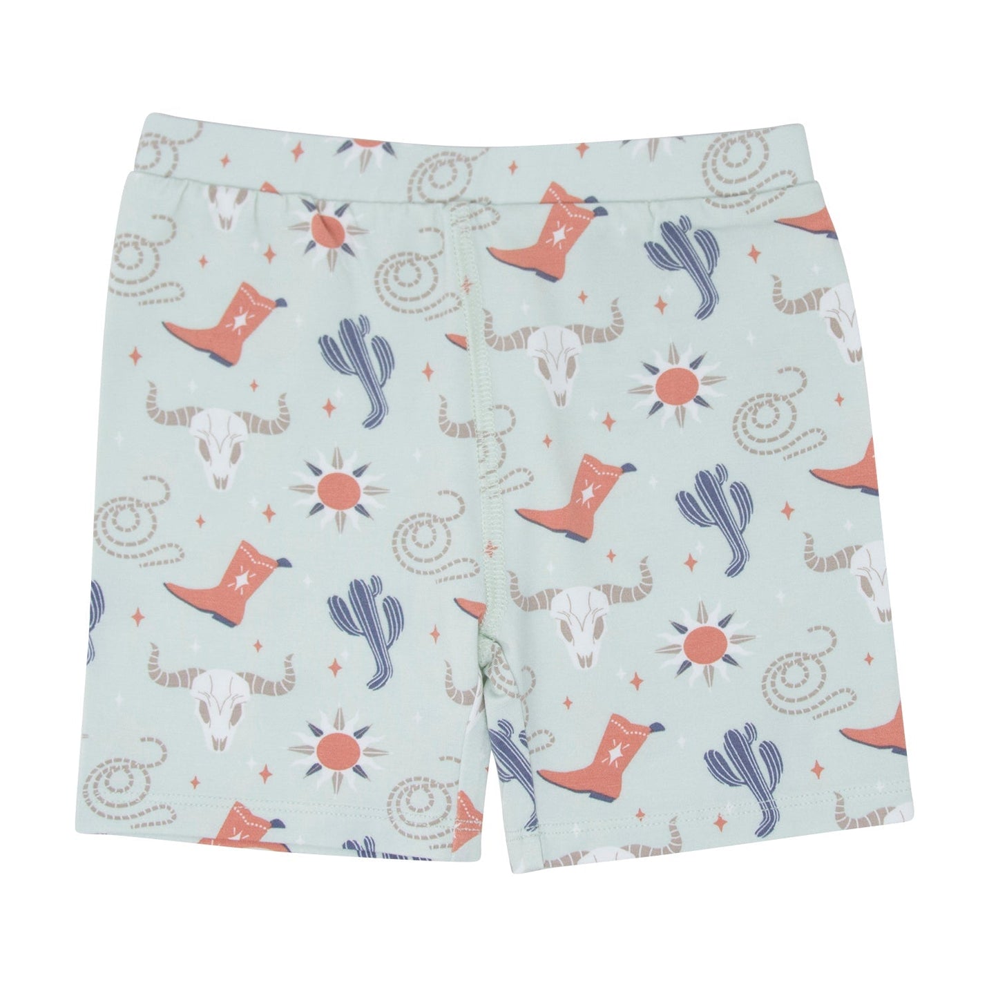 Bulls Boots Lasso Western Summer Pajama Set