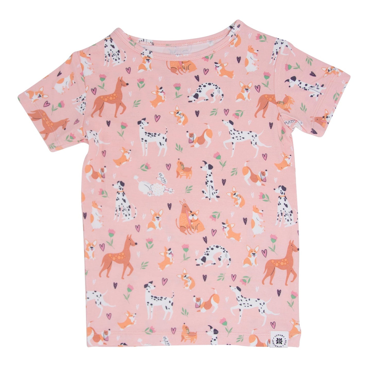 Stacy Dalmatian Poodle Puppy Summer Pajama Set