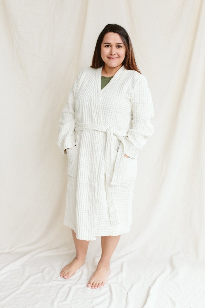 Esthel Cozy Waffle Alabaster Robe - GuGuTon baby store - Baby Fashion - Toddlers Outfits - Babies Outfits - Toddler Clothes - Kids Clothing - Newborn Clothes - Newborn Wear - Kids Wear - Trending Clothes - Trending Outfits - Fall Fashion - Winter Fashion - Girls Clothes - Boys Clothes - Babies Wear - Kids Accessories - KidsWear - Summer Clothes - Summer Fashion - Summer Trend - Falls Sweaters - Tops - Bottom - Jeans - Blouse - Dresses - Newborn Dresses - Toys