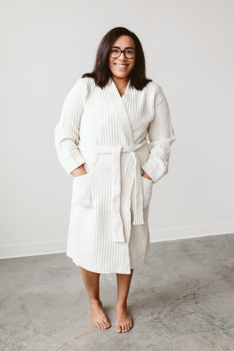 Esthel Cozy Waffle Alabaster Robe - GuGuTon baby store - Baby Fashion - Toddlers Outfits - Babies Outfits - Toddler Clothes - Kids Clothing - Newborn Clothes - Newborn Wear - Kids Wear - Trending Clothes - Trending Outfits - Fall Fashion - Winter Fashion - Girls Clothes - Boys Clothes - Babies Wear - Kids Accessories - KidsWear - Summer Clothes - Summer Fashion - Summer Trend - Falls Sweaters - Tops - Bottom - Jeans - Blouse - Dresses - Newborn Dresses - Toys