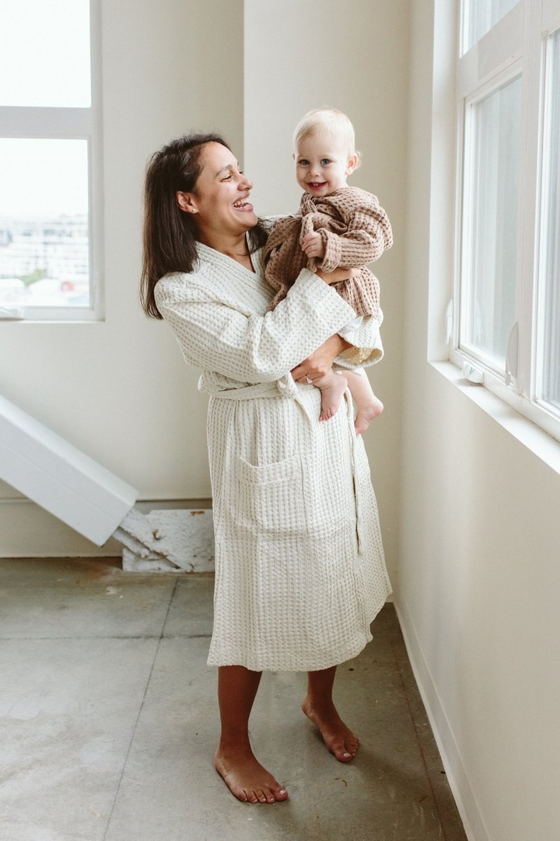 Esthel Cozy Waffle Alabaster Robe - GuGuTon baby store - Baby Fashion - Toddlers Outfits - Babies Outfits - Toddler Clothes - Kids Clothing - Newborn Clothes - Newborn Wear - Kids Wear - Trending Clothes - Trending Outfits - Fall Fashion - Winter Fashion - Girls Clothes - Boys Clothes - Babies Wear - Kids Accessories - KidsWear - Summer Clothes - Summer Fashion - Summer Trend - Falls Sweaters - Tops - Bottom - Jeans - Blouse - Dresses - Newborn Dresses - Toys