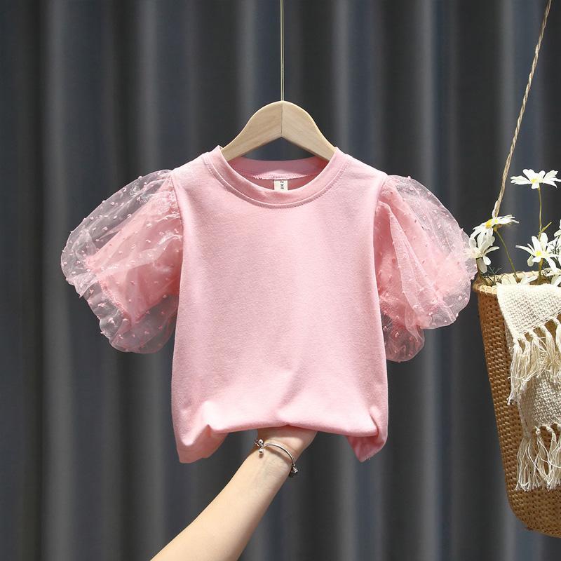 Rubí Fashion Summer Baby Girl T-Shirt Pincess Solid