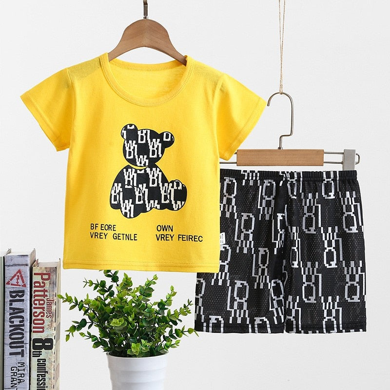 Jordan Little Bear Kids Little Boys Summer T-shirt - GuGuTon