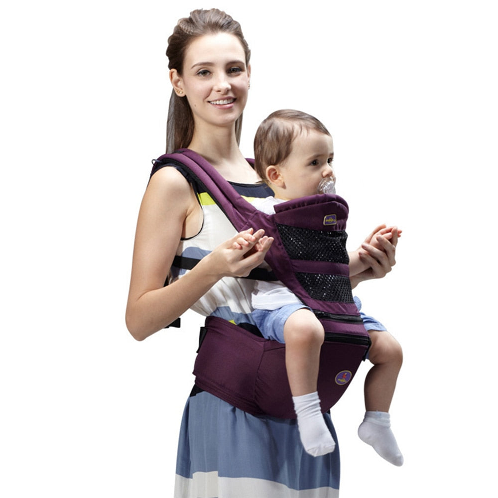 Baby Carrier Infant Kid Hip Seat Kangaroo Sling Front Facing Backpack - GuGuTon